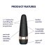 Satisfyer Pro 3+ - vodootporni punjivi vibracijski stimulator klitorisa (crni)