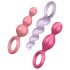 Satisfyer Booty Call - šareni analni čep set (3 dijela)
