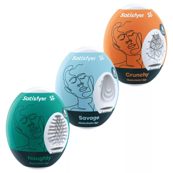 Satisfyer Egg NSC - set masturbatora jaje - 3 komada