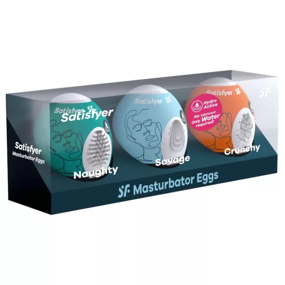Satisfyer Egg NSC - set masturbatora jaje - 3 komada