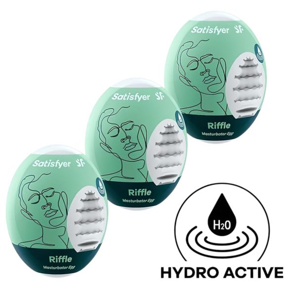 Satisfyer Egg Riffle - komplet jajastih masturbatora (3 kom)