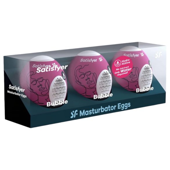 Satisfyer Egg Bubble - jaje masturbator (3 kom)