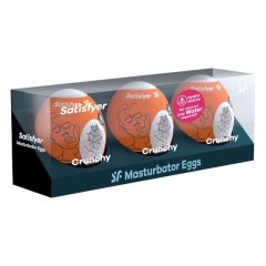 Satisfyer Egg Crunchy - set jaja za masturbaciju (3 kom)