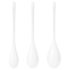 Satisfyer Yoni Power 1 - set bijelih gejša kuglica (3-dijelni)