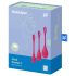 Satisfyer Yoni Power 1 - set gejša kuglica - crvena (3 dijela)