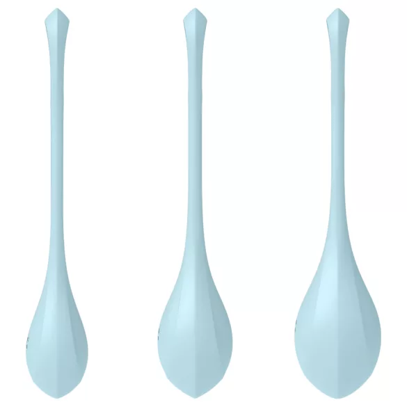 Satisfyer Yoni Power 2 - set gejša kuglica - plave - 3 dijela