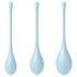 Satisfyer Yoni Power 2 - set gejša kuglica - plavi (3 dijela)