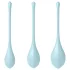 Satisfyer Yoni Power 2 - set gejša kuglica - plave - 3 dijela