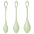 Satisfyer Yoni Power 2 - Set ginekoloških kuglica - zelene (3 komada)