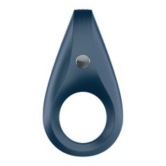   Satisfyer Rocket Ring - vodootporan, vibrirajući prsten za penis (sivo-plavi)