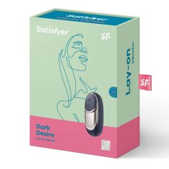 Satisfyer Dark Desire - punjivi vibrator za klitoris (crni)