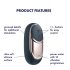 Satisfyer Dark Desire - crni klitoralni vibrator na punjenje