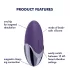 Satisfyer Purple Pleasure - vibrátor za klitoris na punjenje - ljubičasti