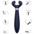Satisfyer Endless Fun - vodootporni parni vibrator s punjivom baterijom (plavi)