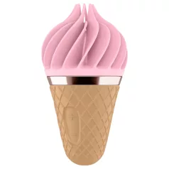   Satisfyer Sweet Treat - akumulatorski, rotirajući vibrator za klitoris (roza-smeđa)