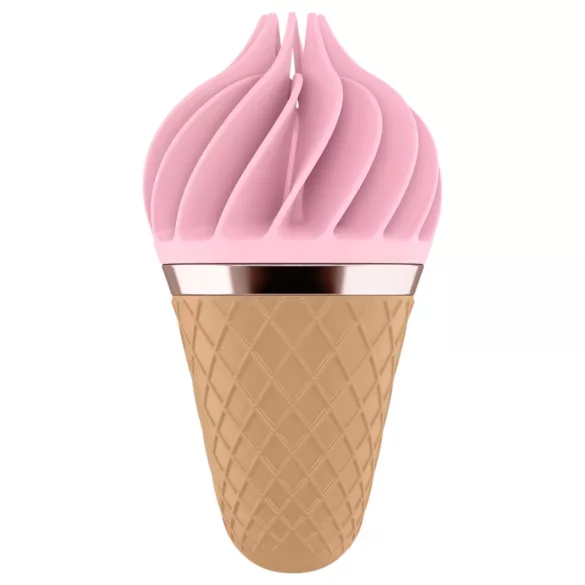 Satisfyer Sweet Treat - rotirajući vibrator za klitoris - punjivi - roza/smeđu