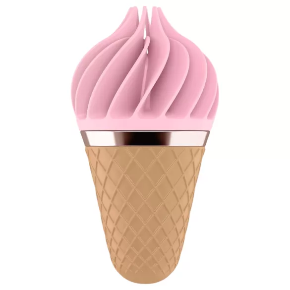 Satisfyer Sweet Treat - rotirajući vibrator za klitoris - punjivi - roza/smeđu