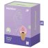 Satisfyer Sweet Treat - punjiva, rotirajuća klitoralna vibracija (roza-smeđa)
