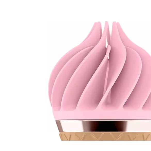 Satisfyer Sweet Treat - rotirajući vibrator za klitoris - punjivi - roza/smeđu