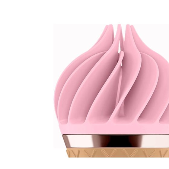 Satisfyer Sweet Treat - punjivi, rotirajući vibrator za klitoris (ružičasto-smeđi)