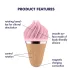 Satisfyer Sweet Treat - rotirajući vibrator za klitoris - punjivi - roza/smeđu