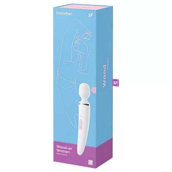 Satisfyer Wand-er Woman - vodootporni masažni vibrator (bijeli)