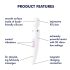 Satisfyer Wand-er Woman - vodootporni masažni vibrator (bijeli)