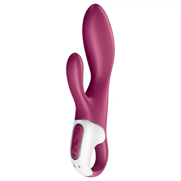 Satisfyer Heated Affair - vibrator za klitoris s grijanjem - silikon - crvena