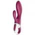 Satisfyer Heated Affair - vibrator za klitoris s grijanjem - silikon - crvena