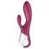 Satisfyer Heated Affair - vibrator za klitoris s grijanjem - silikon - crvena