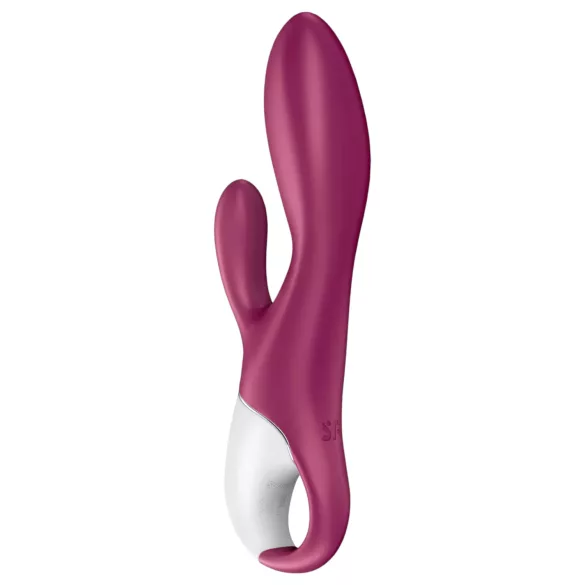 Satisfyer Heated Affair - vibrator za klitoris s grijanjem - silikon - crvena