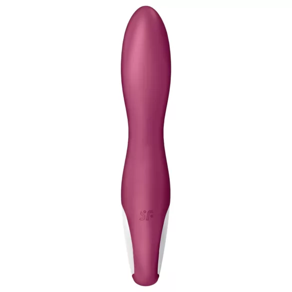 Satisfyer Heated Affair - vibrator za klitoris s grijanjem - silikon - crvena