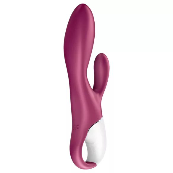 Satisfyer Heated Affair - vibrator za klitoris s grijanjem - silikon - crvena