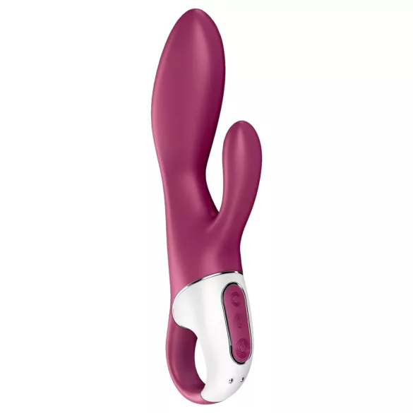 Satisfyer Heated Affair - vibrator za klitoris s grijanjem - silikon - crvena