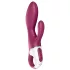 Satisfyer Heated Affair - vibrator za klitoris s grijanjem - silikon - crvena