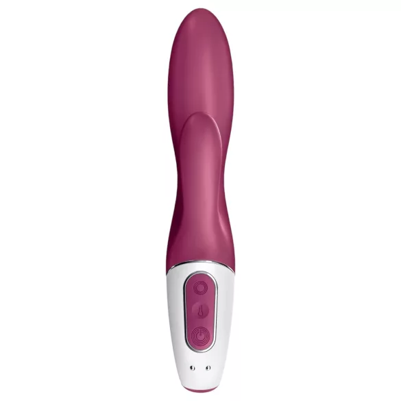Satisfyer Heated Affair - vibrator za klitoris s grijanjem - silikon - crvena