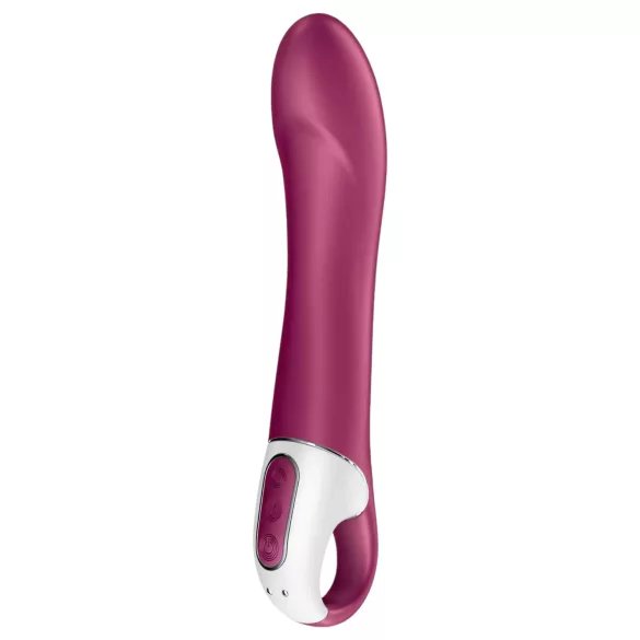 Satisfyer Big Heat - vibrator za G-točku s grijanjem na punjenje - crveni