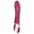 Satisfyer Big Heat - vibrator za G-točku s grijanjem na punjenje - crveni