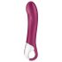 Satisfyer Big Heat - akumulatorski G-točka vibrator s grijanjem (crveni)