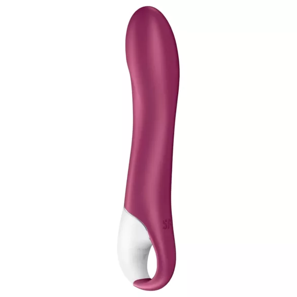 Satisfyer Big Heat - vibrator za G-točku s grijanjem na punjenje - crveni
