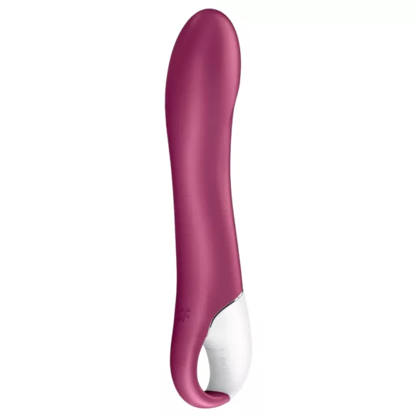 Satisfyer Big Heat - vibrator za G-točku s grijanjem na punjenje - crveni