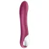 Satisfyer Big Heat - vibrator za G-točku s grijanjem na punjenje - crveni
