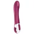Satisfyer Big Heat - vibrator za G-točku s grijanjem na punjenje - crveni