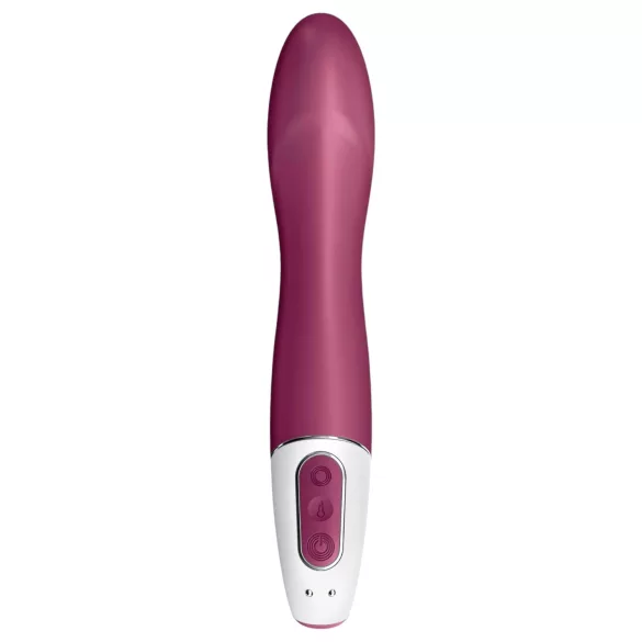 Satisfyer Big Heat - vibrator za G-točku s grijanjem na punjenje - crveni