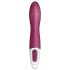Satisfyer Big Heat - akumulatorski G-točka vibrator s grijanjem (crveni)