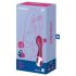 Satisfyer Hot Spot - akumulatorski, grijaći G-točka vibrator (crveni)