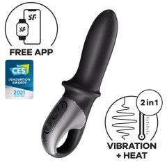   Satisfyer Hot Passion - pametni, grijaći analni vibrator (crni)