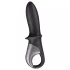 Satisfyer Hot Passion - analni vibrator s grijanjem - crna