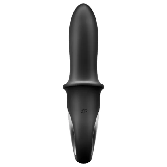 Satisfyer Hot Passion - analni vibrator s grijanjem - crna
