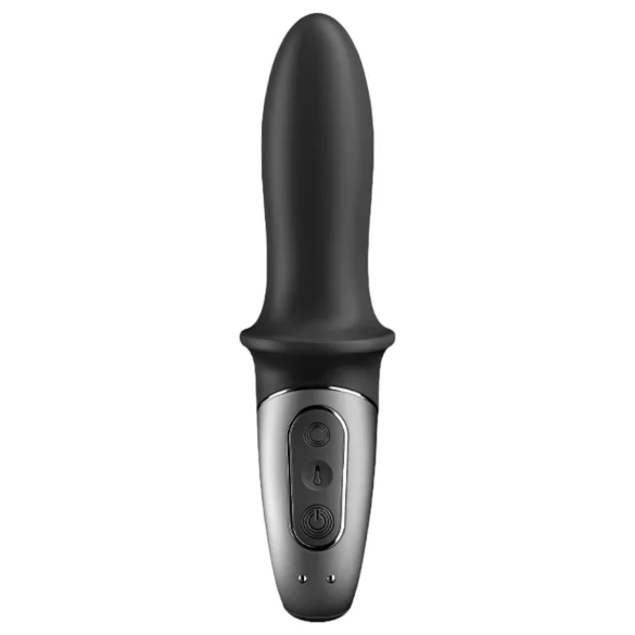 Satisfyer Hot Passion - analni vibrator s grijanjem - crna